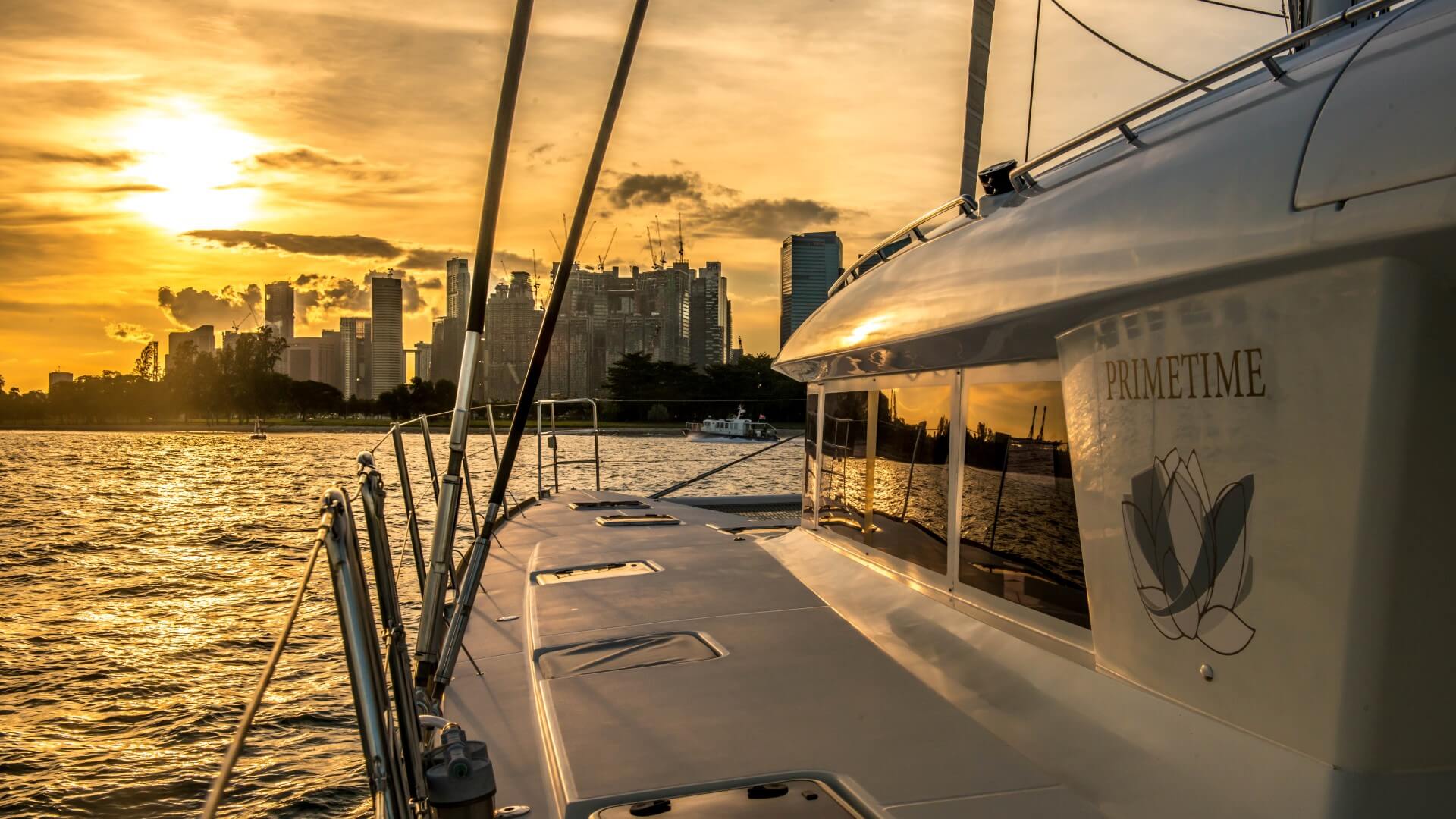 sunset yacht singapore